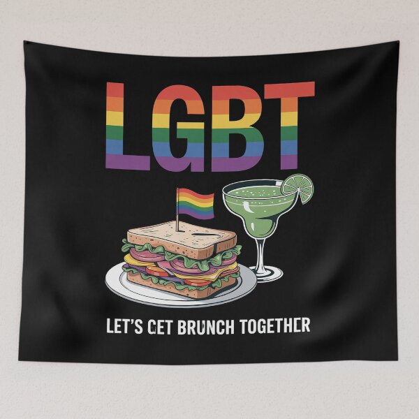 Item preview, LGBT Let’s Get Brunch Together Funny Pride designed and sold by RayArmstrong.