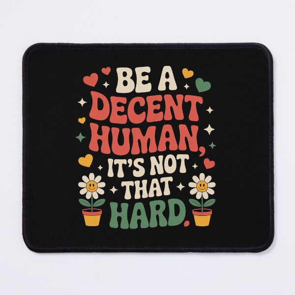 Item preview, LGBT Heart Retro Be A Decent Human It's Not That Hard designed and sold by HaileyRobel.
