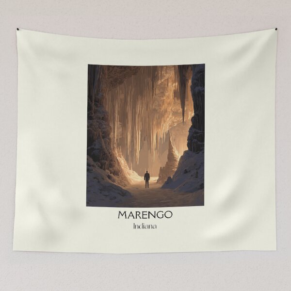 Item preview, Marengo Indiana Cave | Underground Cavern Poster designed and sold by TuncGK.