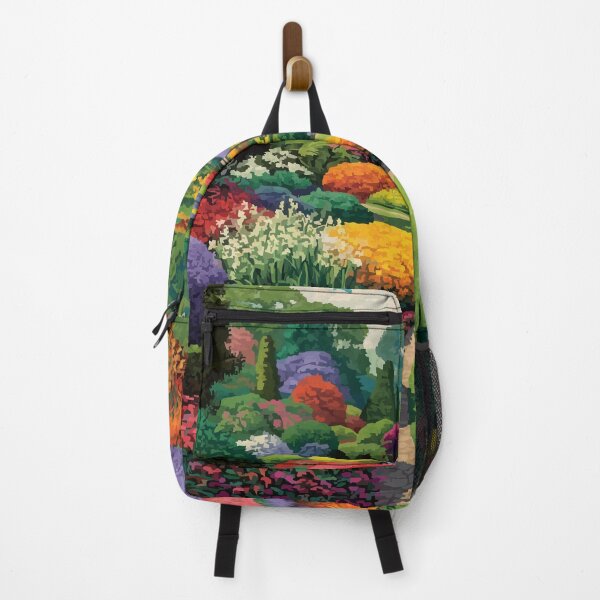 Item preview, Marion Indiana Flower Garden | Colorful Garden Poster designed and sold by TuncGK.