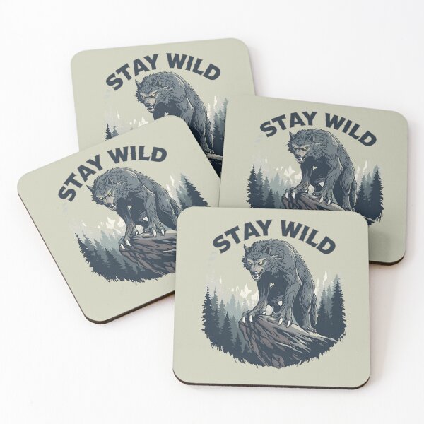 Item preview, Stay Wild Werewolf  designed and sold by BKDIGITALSHOP.