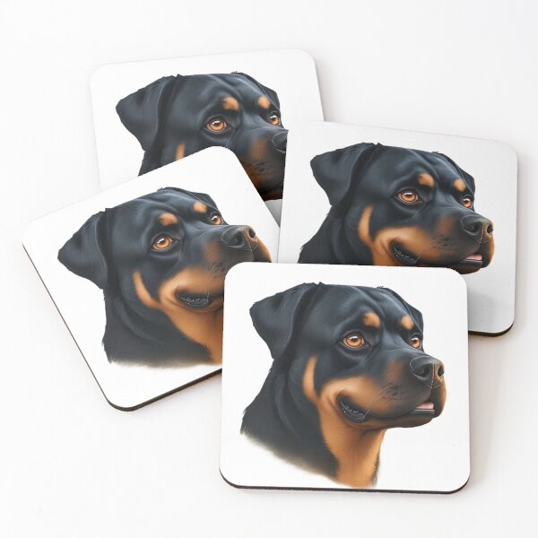 Item preview, Stylish Rottweiler dog portrait. designed and sold by adey68.