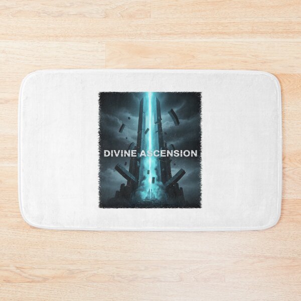 Item preview, Divine Ascension: Neon Blue Fantasy Monolith Portal designed and sold by DailyVibesMerch.