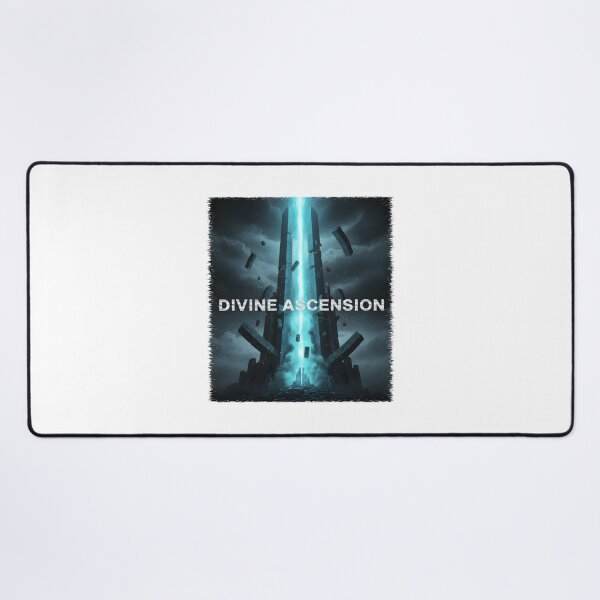 Item preview, Divine Ascension: Neon Blue Fantasy Monolith Portal designed and sold by DailyVibesMerch.