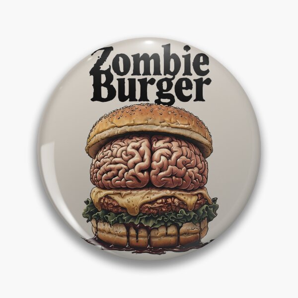 Item preview, Zombie Burger - Zombie Brain Burger designed and sold by NightTimeJ.