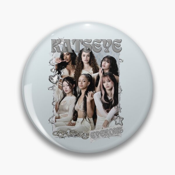 Item preview, KATEYE Kpop Y2K Group Black and White Collage Design designed and sold by AJUNICE STUDIO.