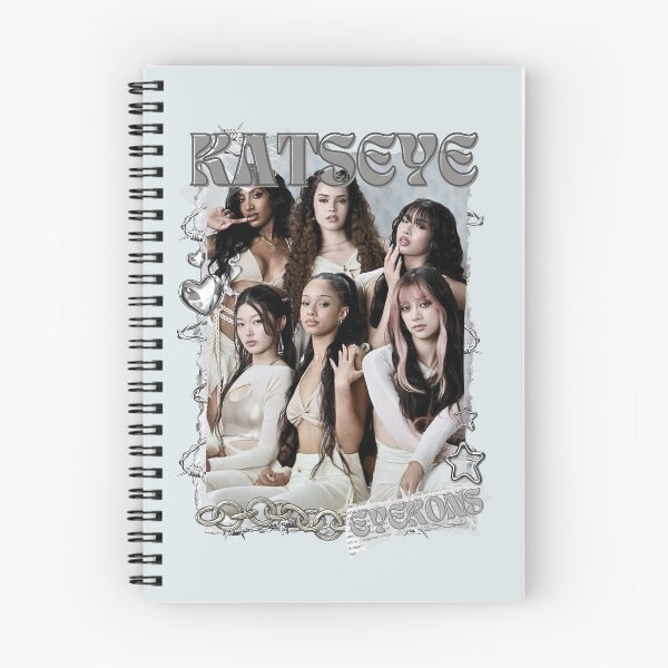 Item preview, KATEYE Kpop Y2K Group Black and White Collage Design designed and sold by AJUNICE STUDIO.