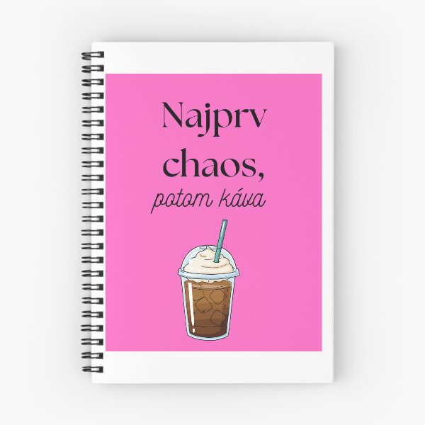 Item preview, Najskôr chaos,potom káva  designed and sold by AlexiaArtShop.