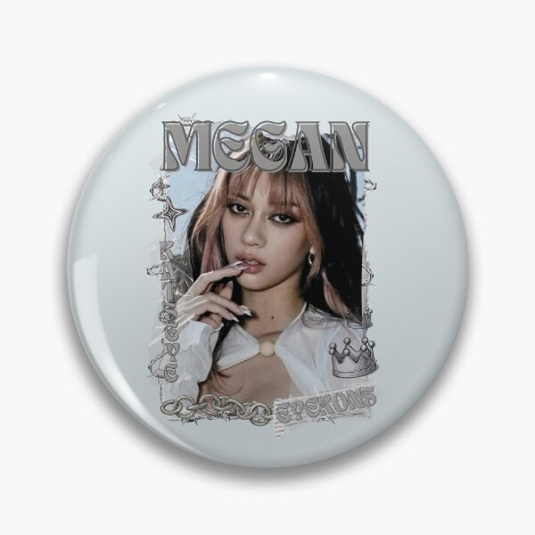 Item preview, KATEYE Megan Kpop Y2K Group Black and White Collage Design designed and sold by AJUNICE STUDIO.