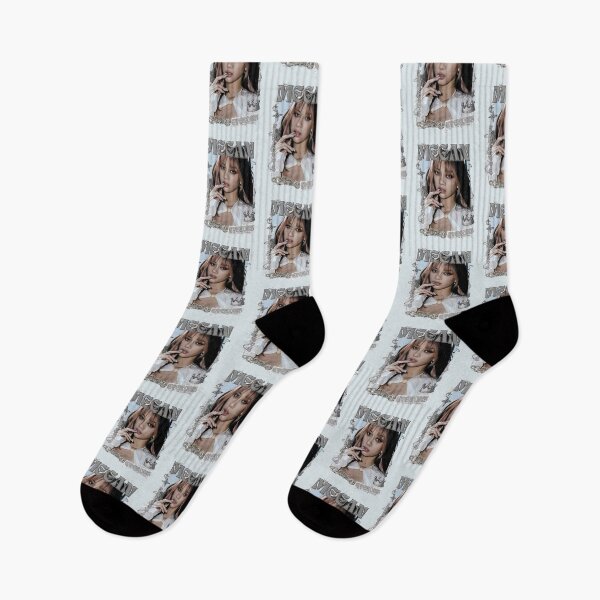 Item preview, KATEYE Megan Kpop Y2K Group Black and White Collage Design designed and sold by AJUNICE STUDIO.