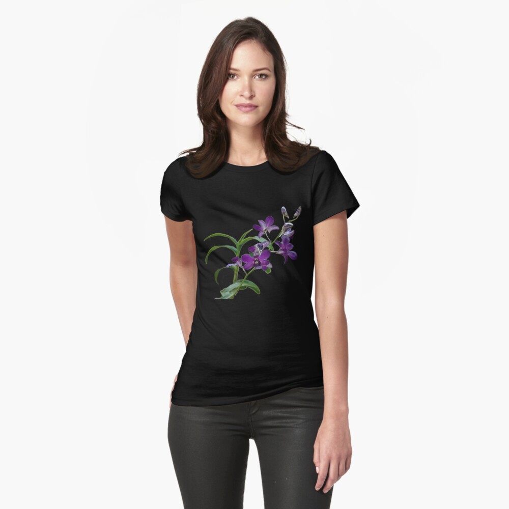 Orchids #1 Fitted T-Shirt