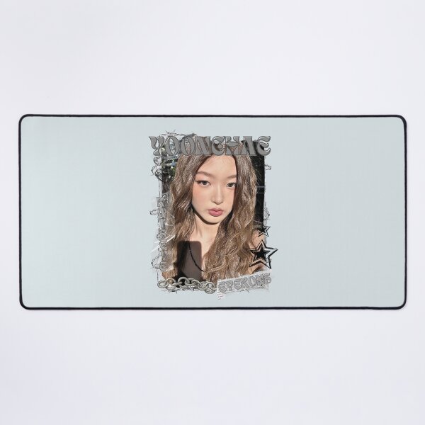 Item preview, KATEYE Yoonchae Kpop Y2K Group Black and White Collage Design designed and sold by AJUNICE STUDIO.