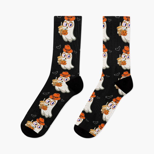 Item preview, Cute Ghost Drinking Coffee – Funny Halloween Horror Coffee Lover Design designed and sold by Nirmala67.