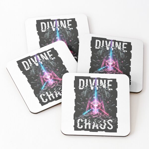 Item preview, Divine Chaos: Neon Tech Core Portal in Ancient Ruins designed and sold by DailyVibesMerch.
