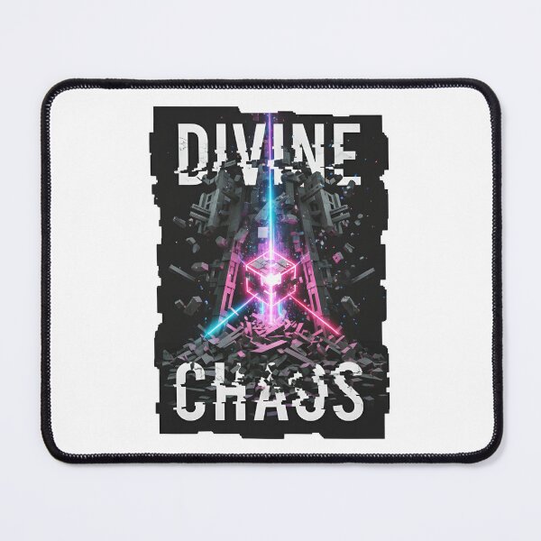 Item preview, Divine Chaos: Neon Tech Core Portal in Ancient Ruins designed and sold by DailyVibesMerch.