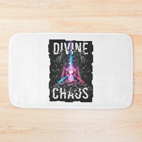 Item preview, Divine Chaos: Neon Tech Core Portal in Ancient Ruins designed and sold by DailyVibesMerch.