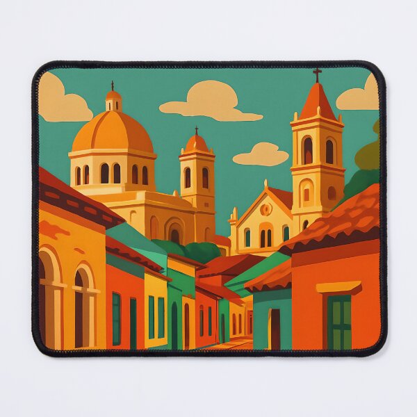 Item preview, Discover San Salvador - Vintage El Salvador Travel Poste designed and sold by ElSalvadorArte.