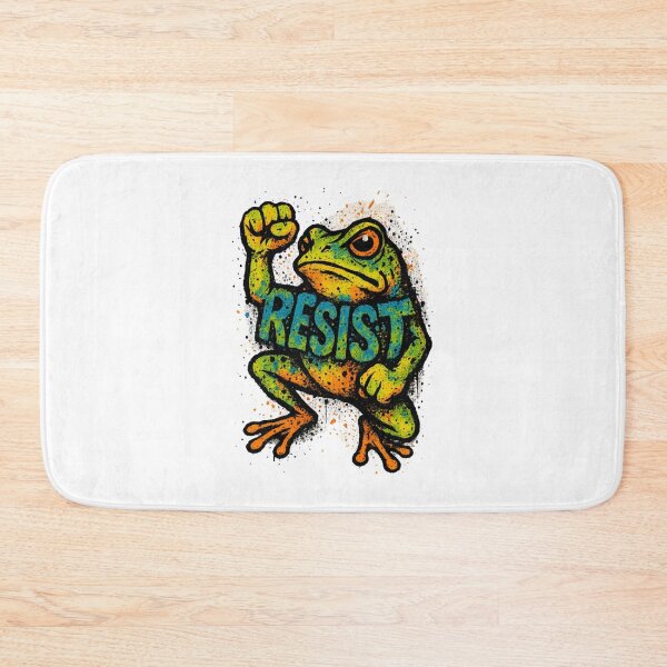 Item preview, Resist Frog Fist Solidarity T-Shirt Graffiti Style Sticker designed and sold by GeniePixel.