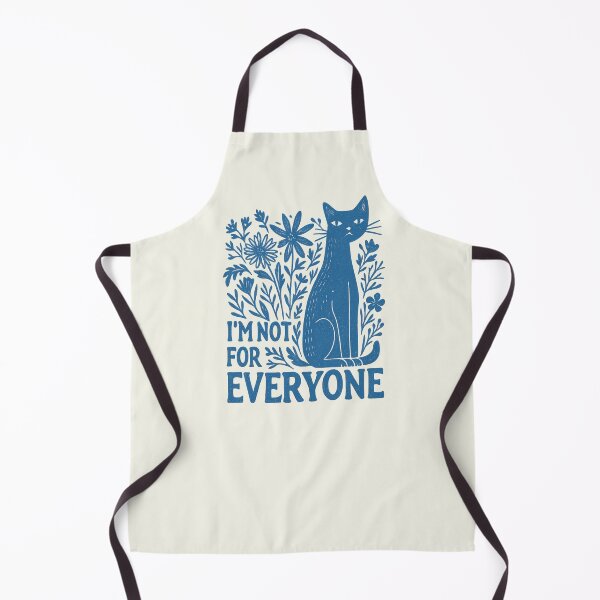 Item preview, I'm Not for Everyone Sarcastic Cat Boho Wildflowers Vintage designed and sold by SunfullyYours.