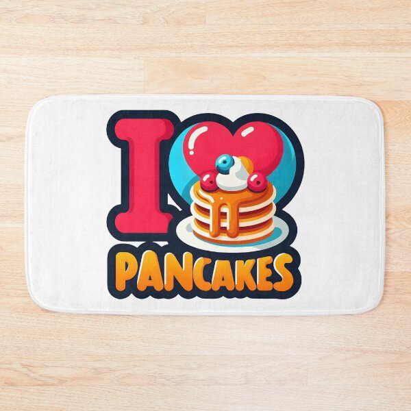 Item preview, I Love Pancakes with Cute Syrup Stack and Berries. designed and sold by The-T-In-Retro.