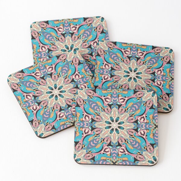 Item preview, Intricate Colorful Mandala Floral Pattern designed and sold by TrendTex.