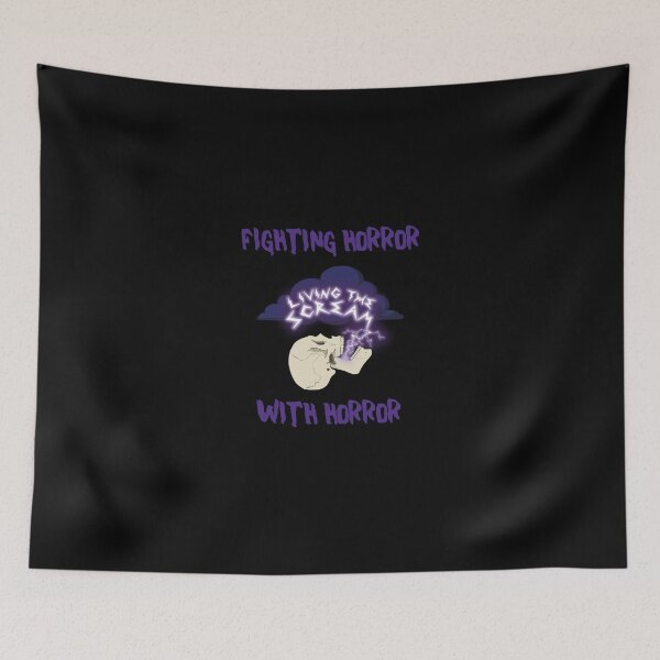 Item preview, Living the Scream - Fighting Horror With Horror! designed and sold by winterholmesart.