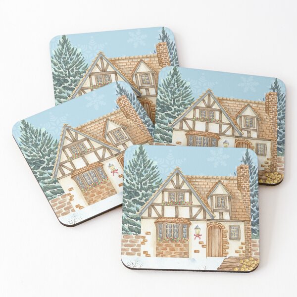 Item preview, House Decorated for Christmas Holiday designed and sold by Nature-View.