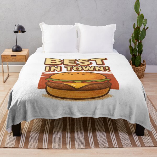 Item preview, Retro Diner Burger – Vintage Fast Food Poster Style designed and sold by NovaMoodCo.
