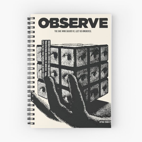 Item preview, Observe: Abstract Surreal Cube Art designed and sold by -DEEWOLF-.