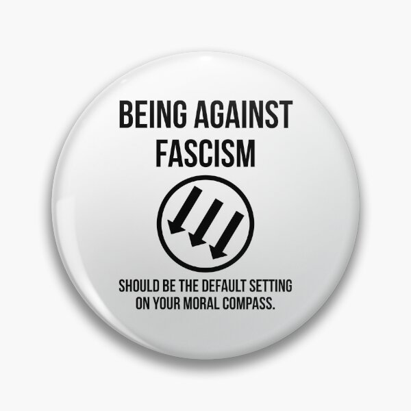 Item preview, Being against fascism should be the default setting on your moral compass.  designed and sold by Rachel the Artist .