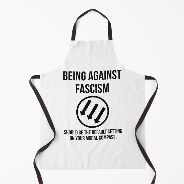 Item preview, Being against fascism should be the default setting on your moral compass. designed and sold by Rachel the Artist .