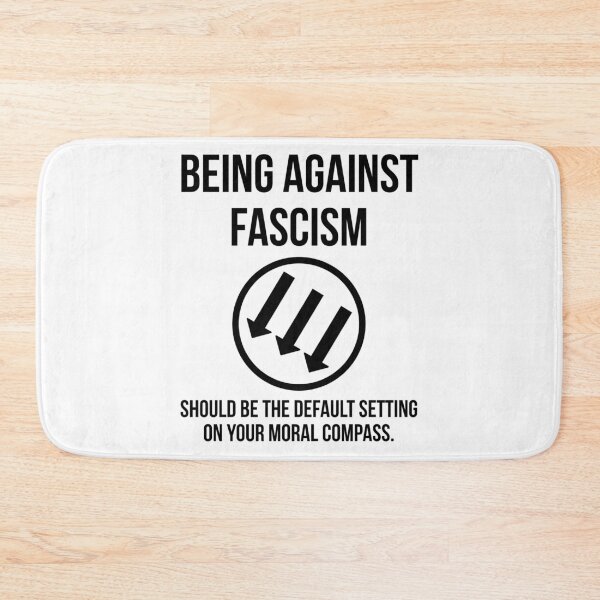 Item preview, Being against fascism should be the default setting on your moral compass.  designed and sold by Rachel the Artist .