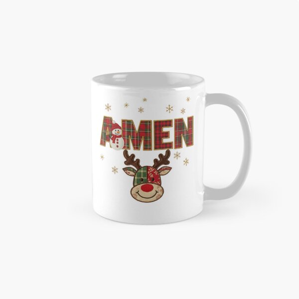 Item preview, Amen Christmas Embroidered Typography designed and sold by Illustrated Faith.