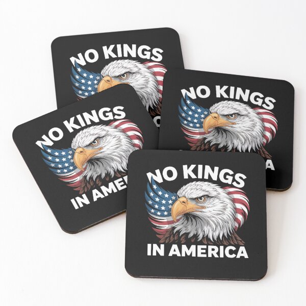 Item preview, No Kings in America Eagle Patriotic designed and sold by jkrphoto.