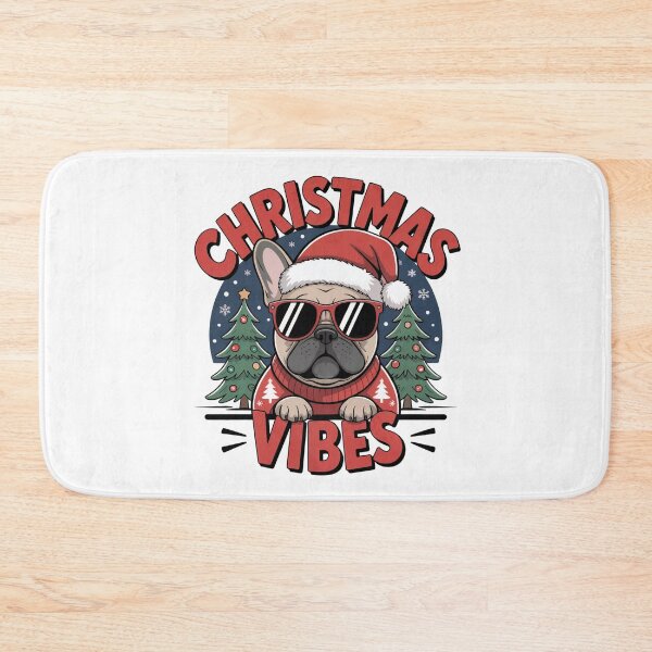 Item preview, Cool Christmas Vibes Dog designed and sold by SoftStyleStudio ⭐⭐⭐.