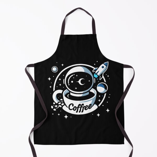 Item preview, Astronaut in Coffee Cup with Rocket in Space. designed and sold by The-T-In-Retro.