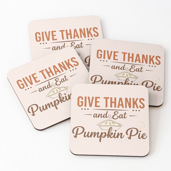Item preview, Give Thanks and Eat Pumpkin Pie – Funny Thanksgiving T-Shirt with Cozy Fall Quote designed and sold by PunchDrop.