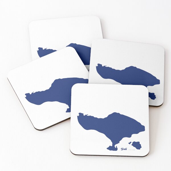 Item preview, Bali Map – Vintage Island Surf Design designed and sold by BlackSea Coolture Store.