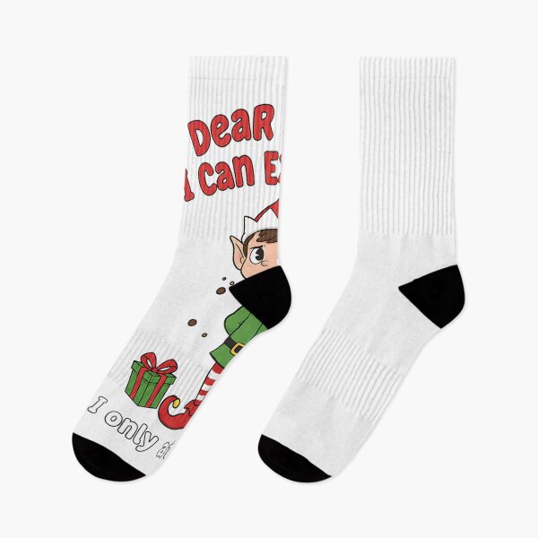 Item preview, Funny Elf Dear Santa I Can Explain designed and sold by Silent Watch Threads..