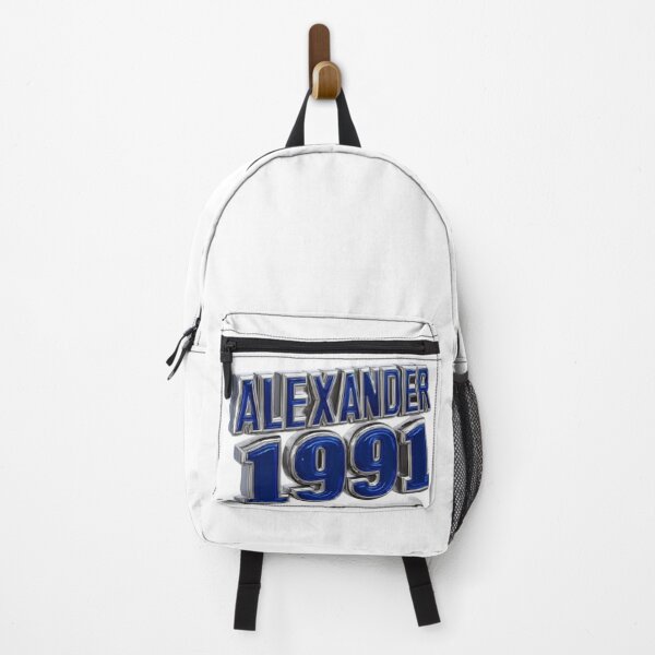 Item preview, Alexander 1991 – Blue Chrome Retro Name Design designed and sold by AlexLineArt.