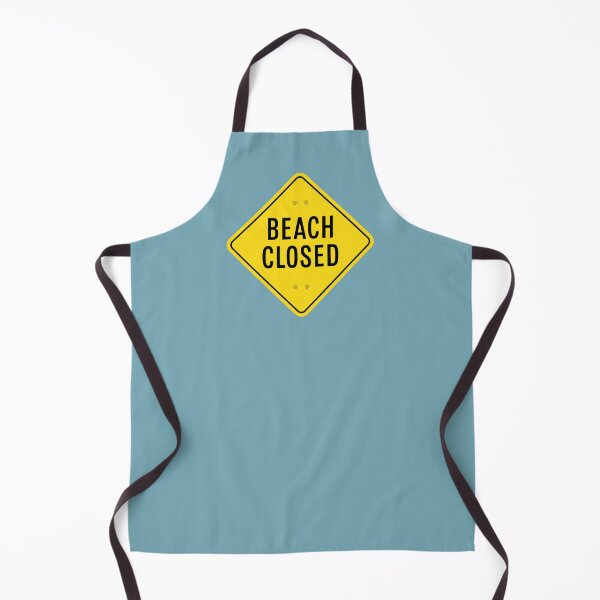 Item preview, beach, shark, beach closed, big wave designed and sold by Captain Banjo.
