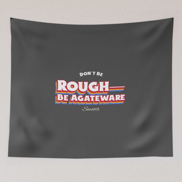 Item preview, Don’t Be Rough—Be Agateware Smooth - Agateware Pottery designed and sold by TaurusC95.