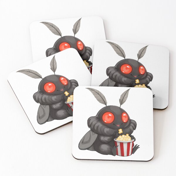 Item preview, Mothman muchin on popcorn designed and sold by BunniRobotCat.