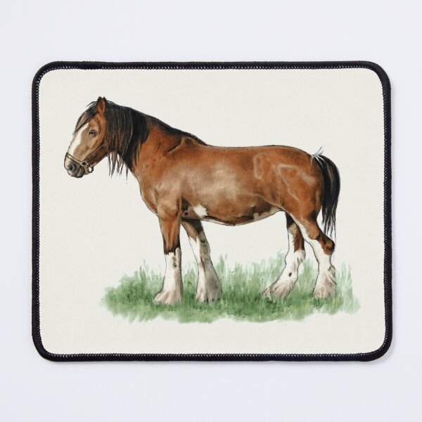 Item preview, Big Beautiful Draft Horse, Clydesdale Work Horse designed and sold by JoyfulWhimsy.