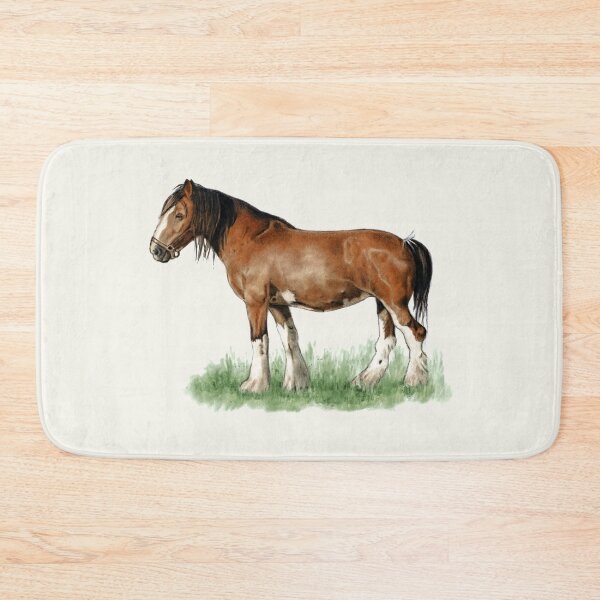 Item preview, Big Beautiful Draft Horse, Clydesdale Work Horse designed and sold by JoyfulWhimsy.