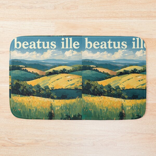 Item preview, 'Beatus ille' latin bucolic sentence designed and sold by Filologica.