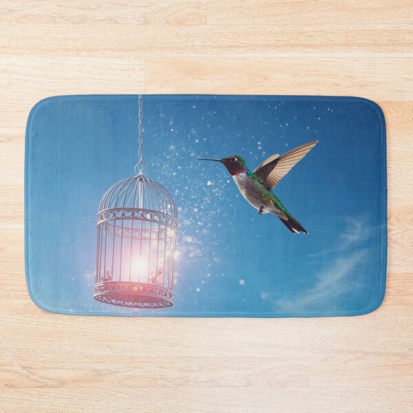 Item preview, Happy Hummingbird Free From Cage designed and sold by lovelywhimsyart.