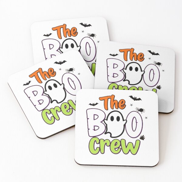 Item preview, The Boo Crew Ghost Halloween Spooky Funny Quote designed and sold by Taha Art Designs.