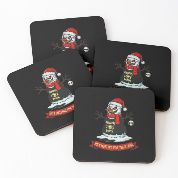Item preview, Heavy Metal Snowman - Frozen Death designed and sold by CoffinsArt.