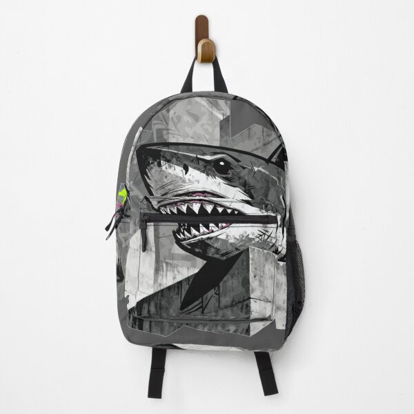 Item preview, Version 2: Cubist Geometric Great White Shark Attack T-Shirt Design T-Shirt Design, Graphic, Bold, Comic, Sharks, Vector, designed and sold by markmm9.
